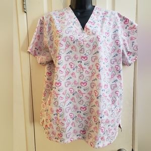 Women's scrub top size medium